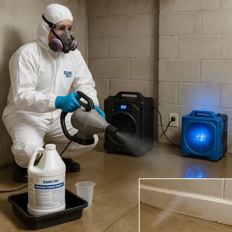 Sanitization and Odor Removal process in Mercer, PA