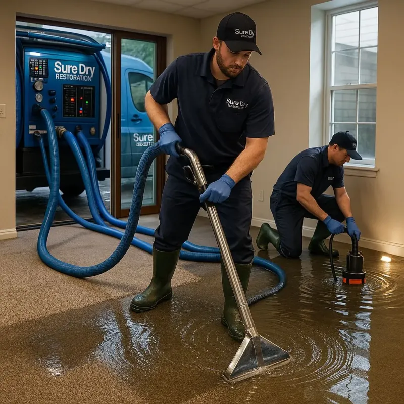 Water Extraction and Removal process in Mercer, PA